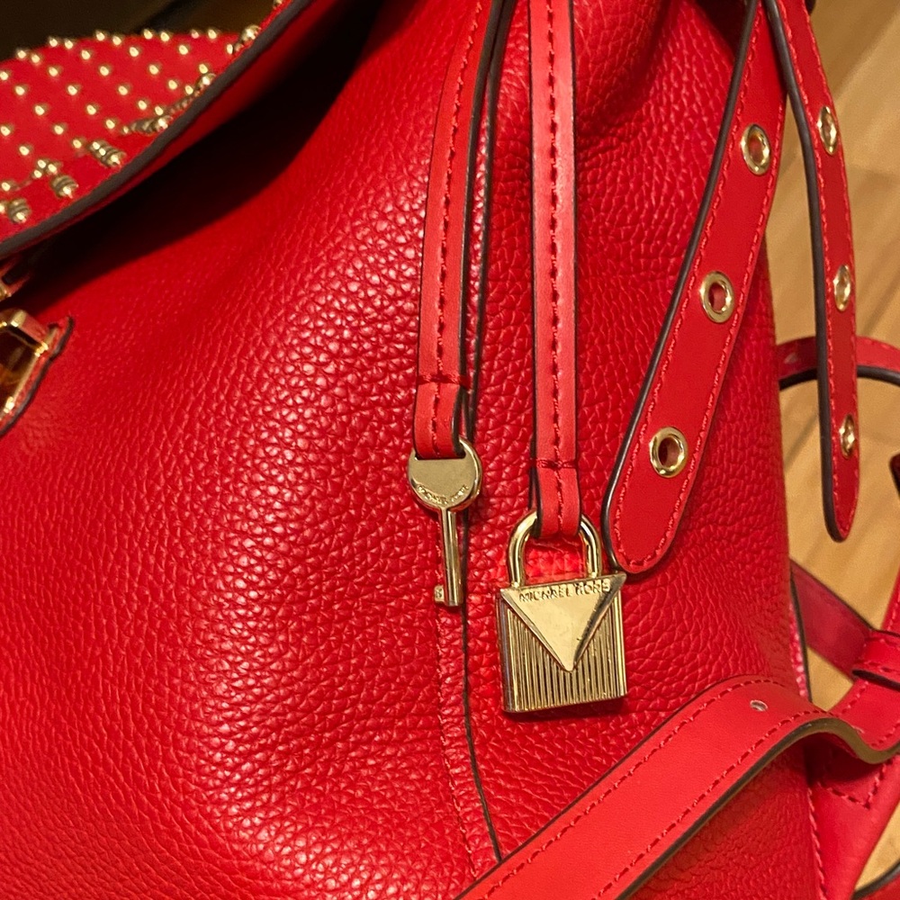 Michael Kors Backpack with Gold Studs - Picture 3 of 9